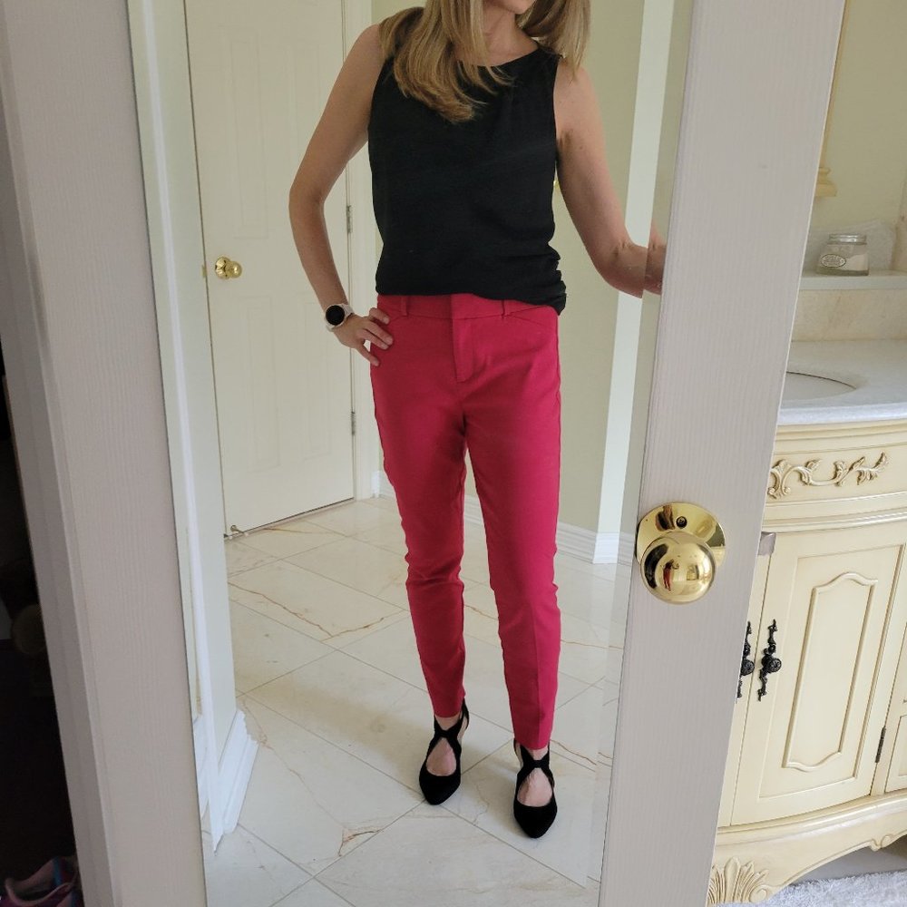 NWT Loft Red Pants 6